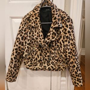Zara Animal Print Jacket
